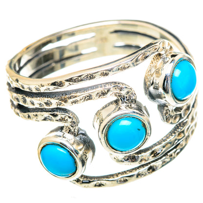 Sleeping Beauty Turquoise Rings handcrafted by Ana Silver Co - RING98147