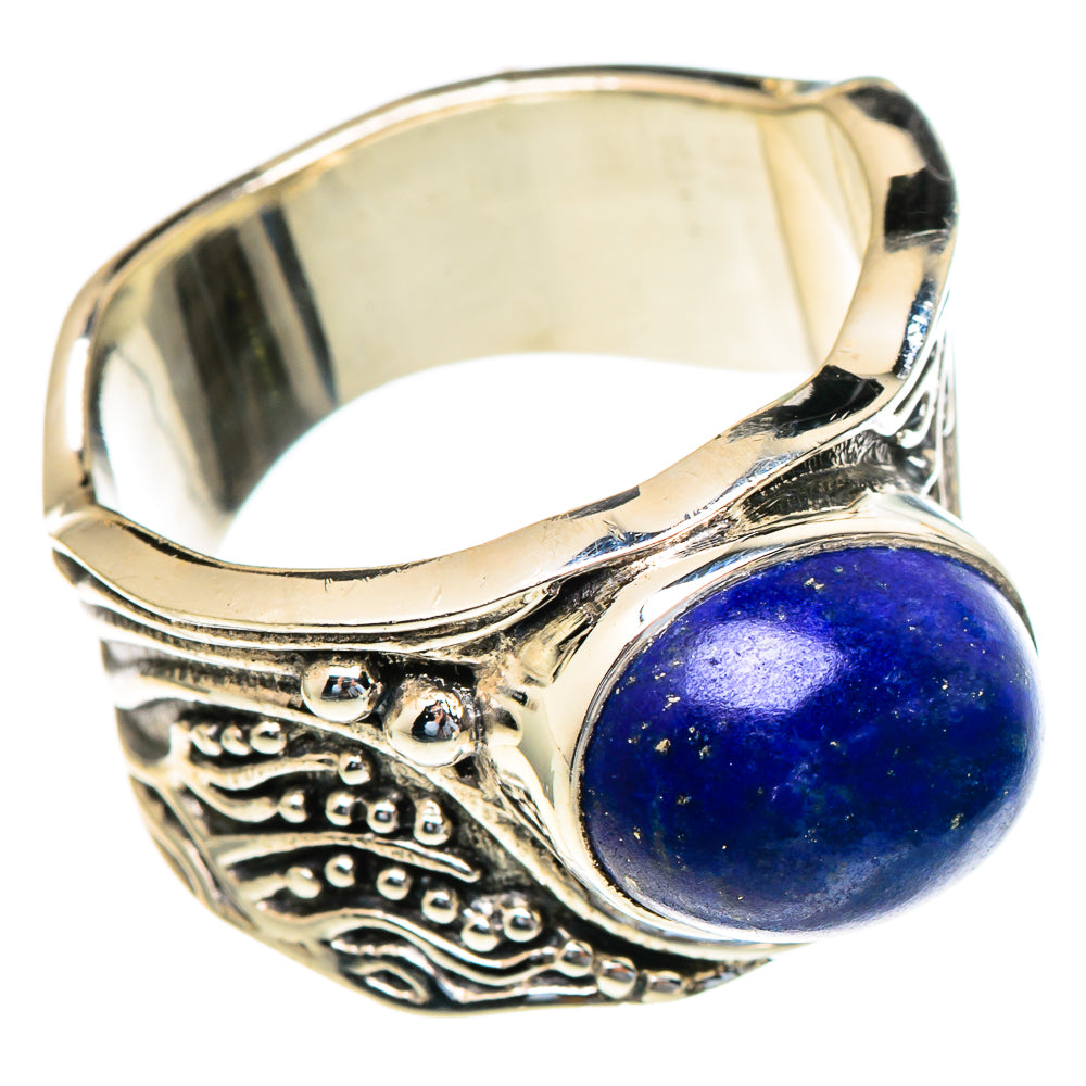 Lapis Lazuli Rings handcrafted by Ana Silver Co - RING98150 - Photo 2