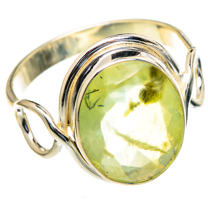 Prehnite Rings handcrafted by Ana Silver Co - RING98151 - Photo 2