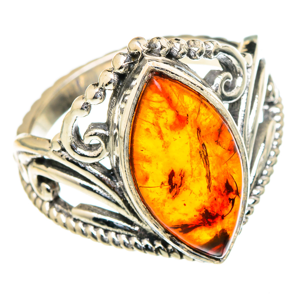 Baltic Amber Rings handcrafted by Ana Silver Co - RING98156
