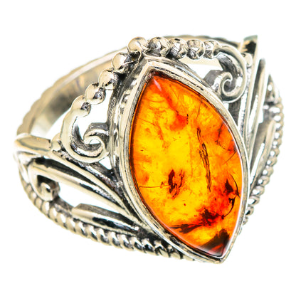Baltic Amber Rings handcrafted by Ana Silver Co - RING98156