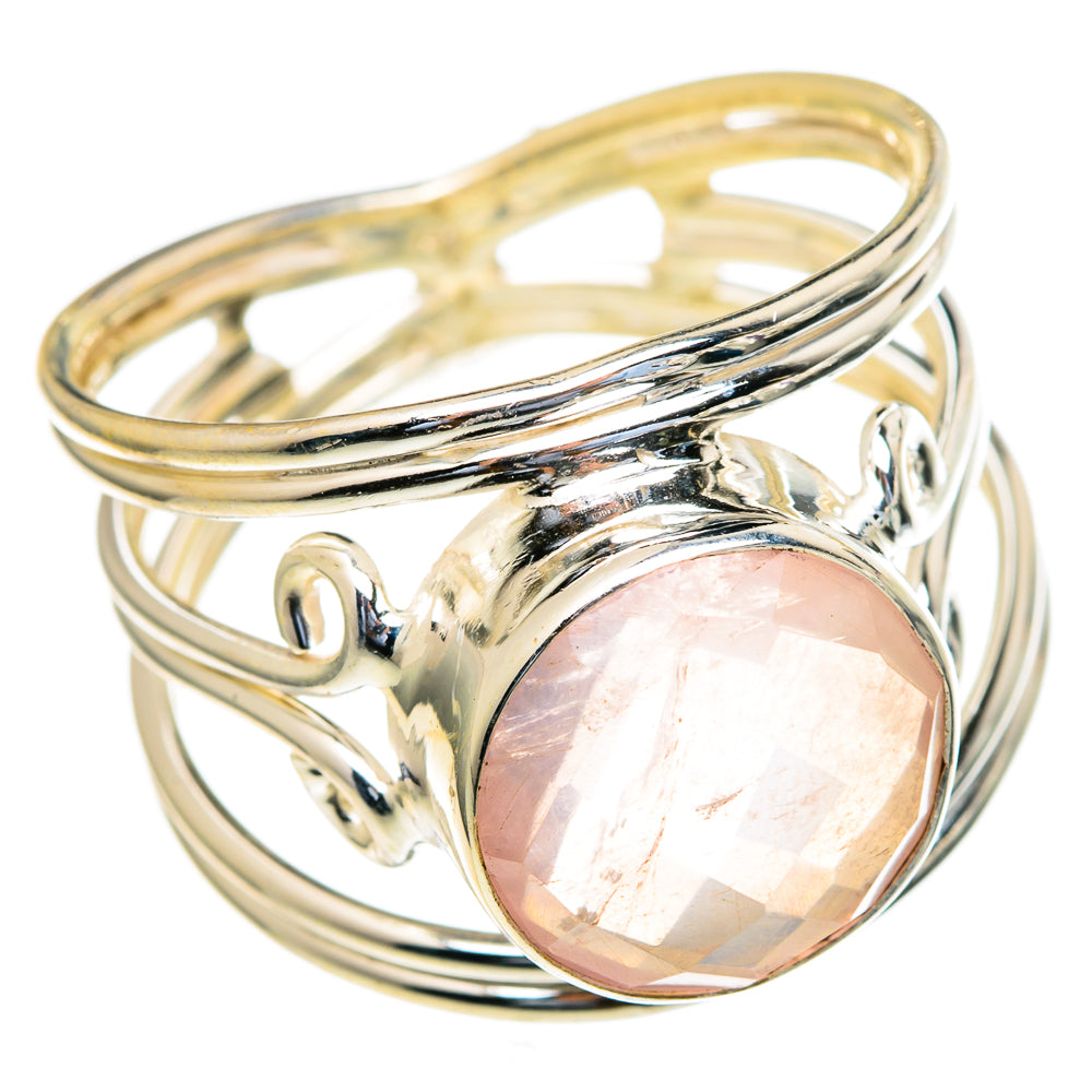 Rose Quartz Rings handcrafted by Ana Silver Co - RING98158