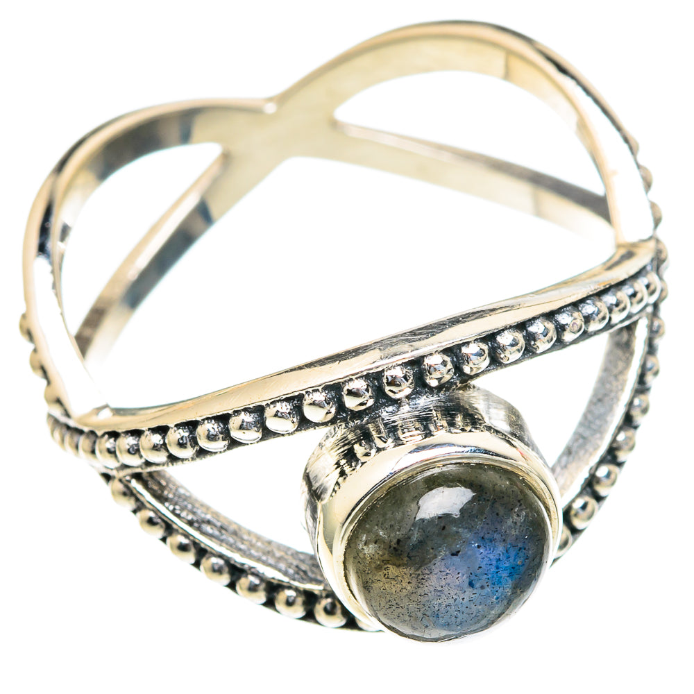 Labradorite Rings handcrafted by Ana Silver Co - RING98178