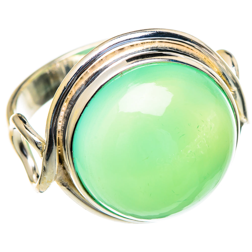 Chrysoprase Rings handcrafted by Ana Silver Co - RING98179