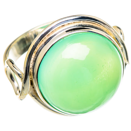 Chrysoprase Rings handcrafted by Ana Silver Co - RING98179