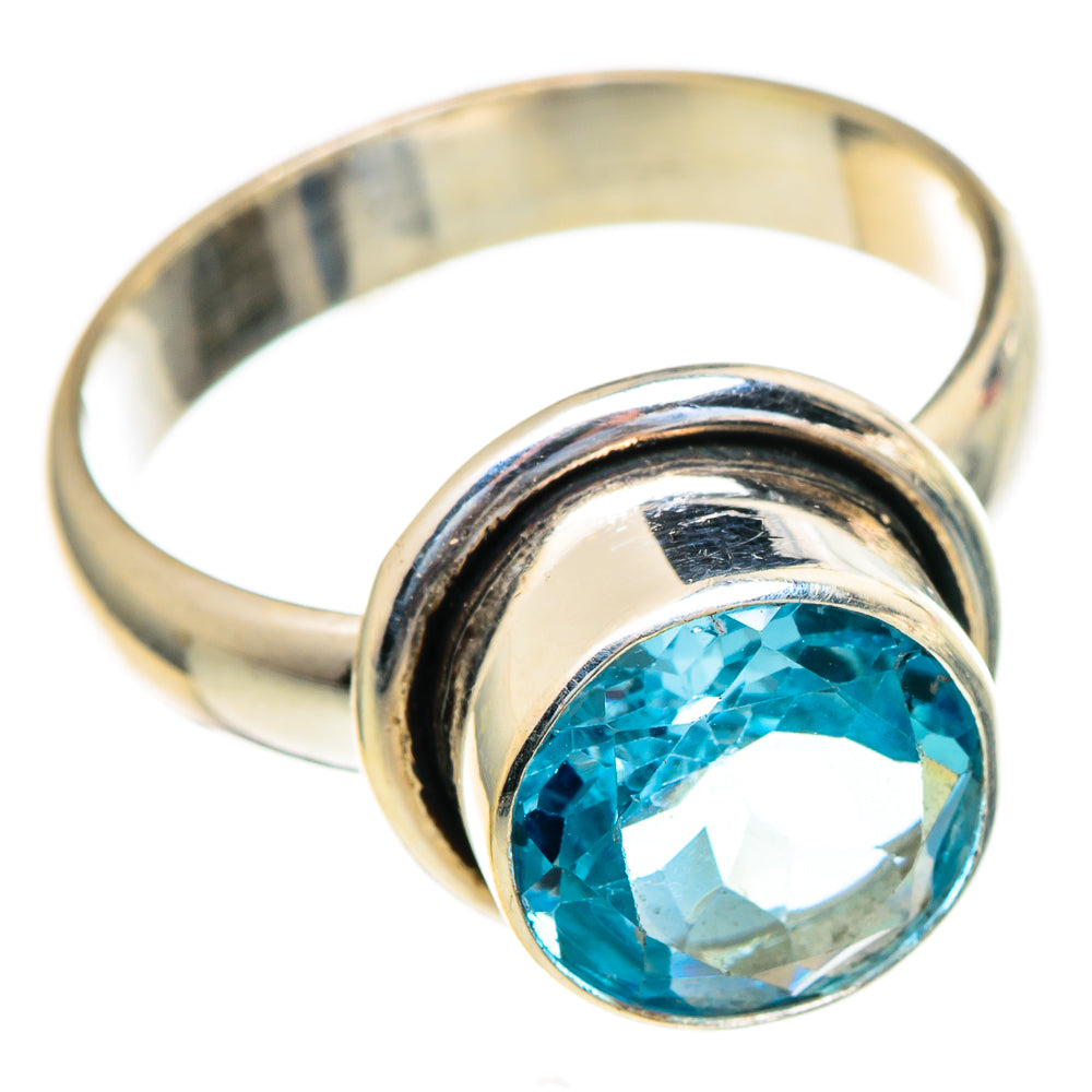 Blue Topaz Rings handcrafted by Ana Silver Co - RING98180