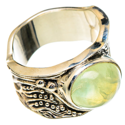 Prehnite Rings handcrafted by Ana Silver Co - RING98183 - Photo 2