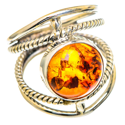 Baltic Amber Rings handcrafted by Ana Silver Co - RING98185