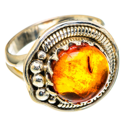 Baltic Amber Rings handcrafted by Ana Silver Co - RING98186