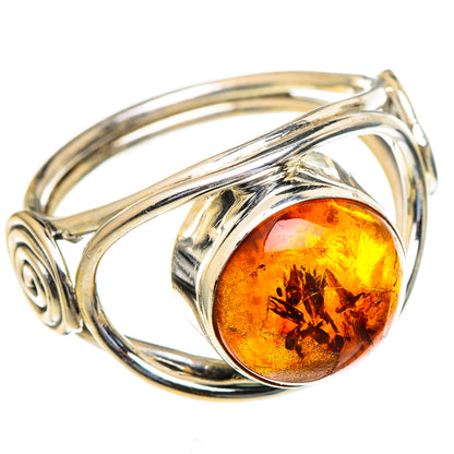 Baltic Amber Rings handcrafted by Ana Silver Co - RING98187