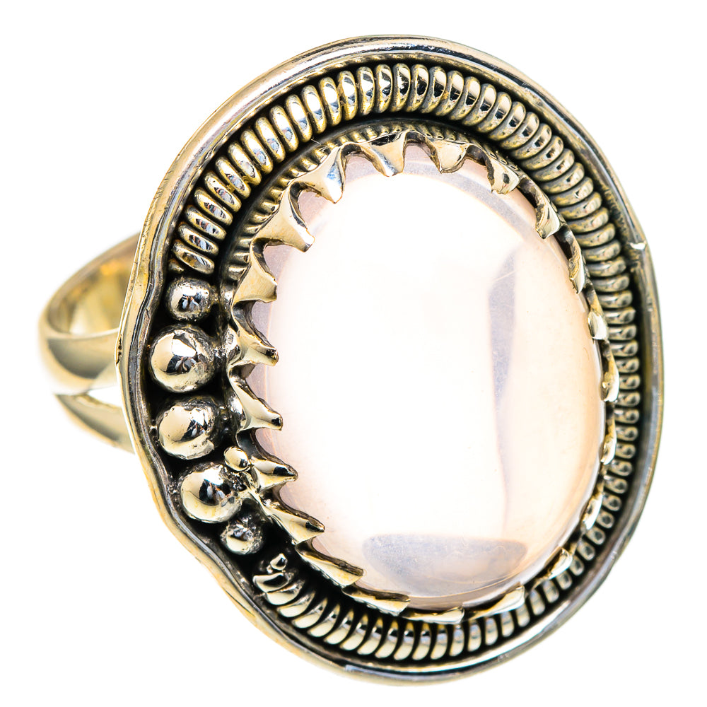 Rose Quartz Rings handcrafted by Ana Silver Co - RING98190