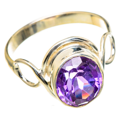 Color Change Alexandrite (lab.) Rings handcrafted by Ana Silver Co - RING98194 - Photo 2