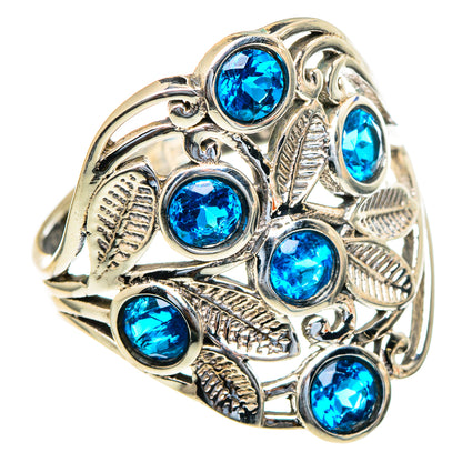 Faceted Apatite Rings handcrafted by Ana Silver Co - RING98202