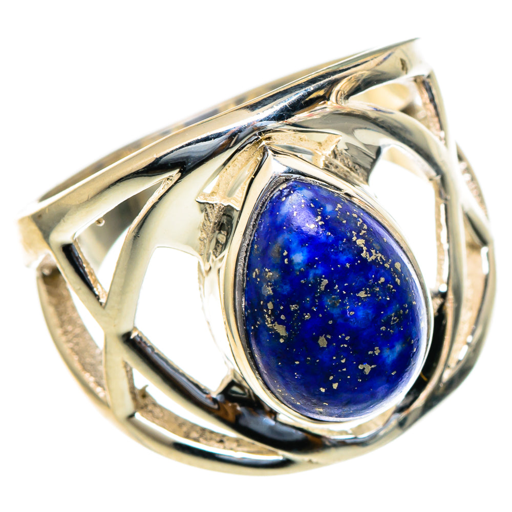 Lapis Lazuli Rings handcrafted by Ana Silver Co - RING98204 - Photo 2