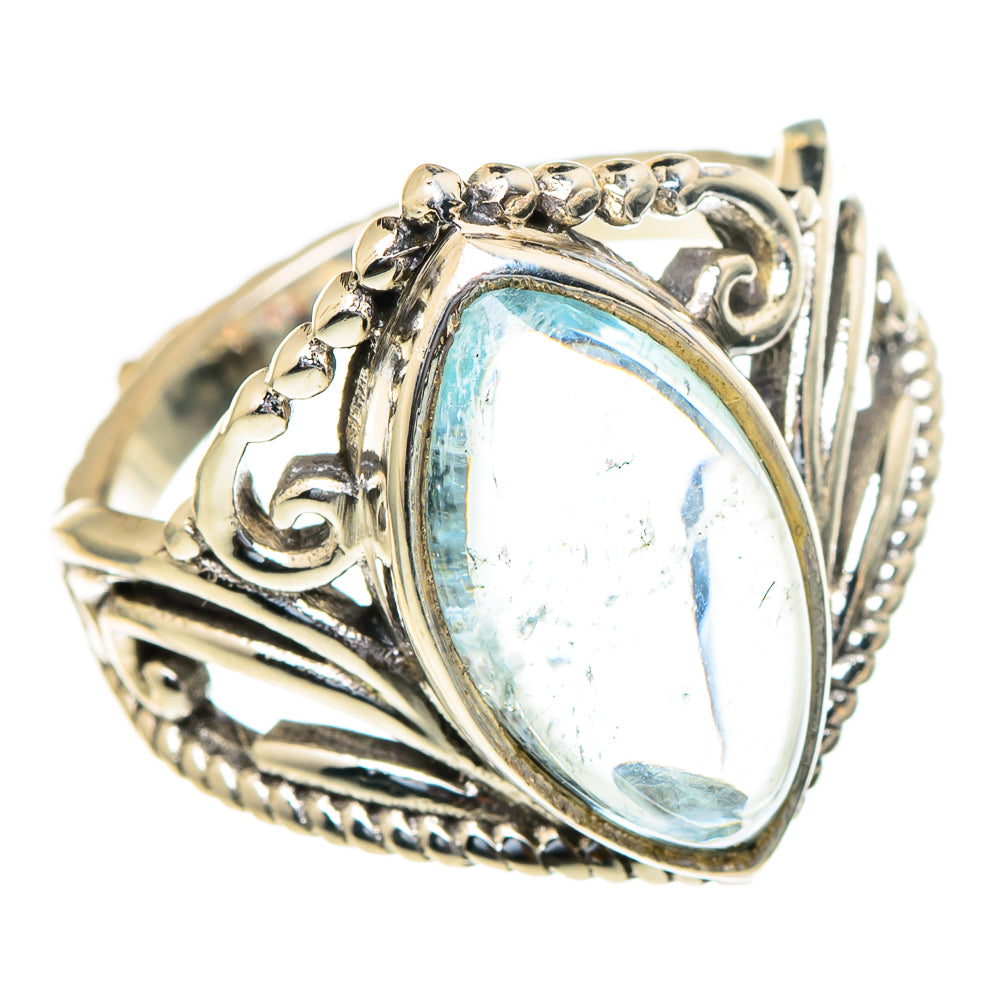 Aquamarine Rings handcrafted by Ana Silver Co - RING98208