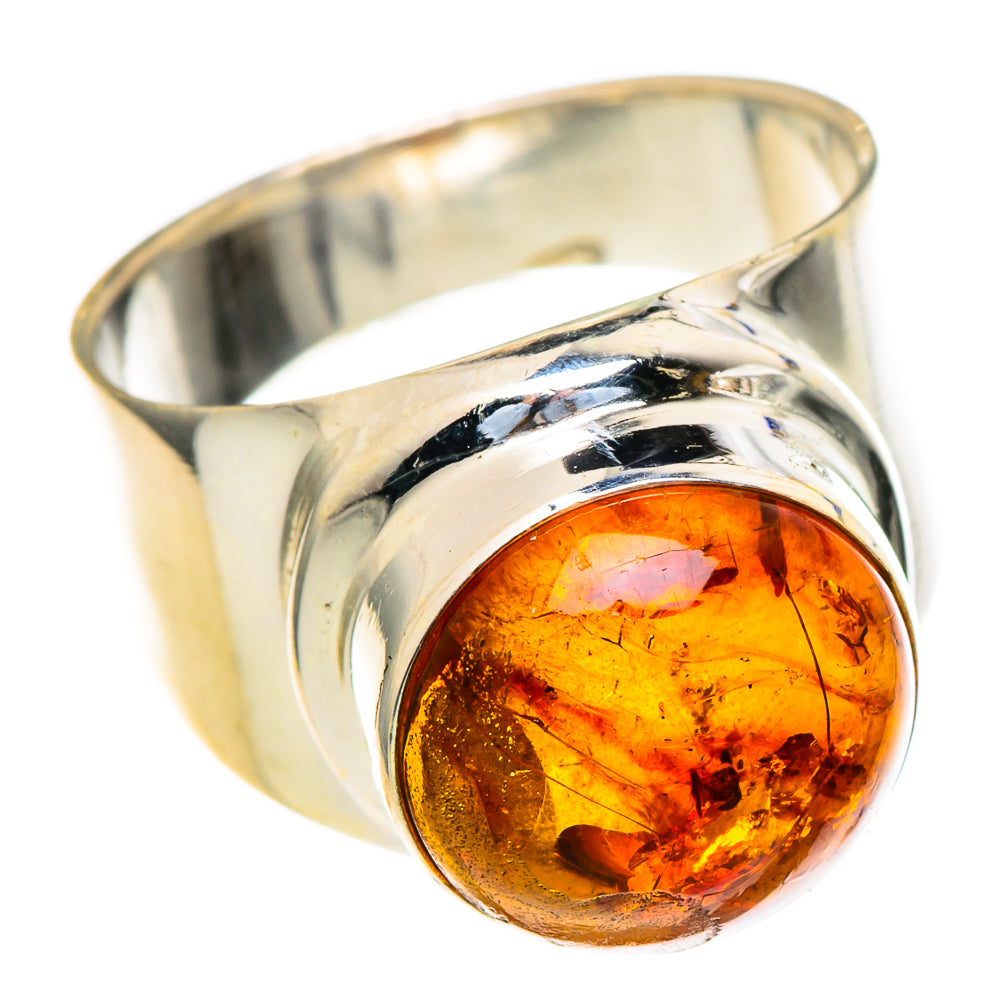Baltic Amber Rings handcrafted by Ana Silver Co - RING98217