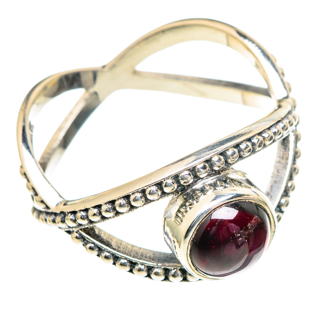 Garnet Rings handcrafted by Ana Silver Co - RING98220