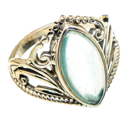 Aqua Chalcedony Rings handcrafted by Ana Silver Co - RING98232
