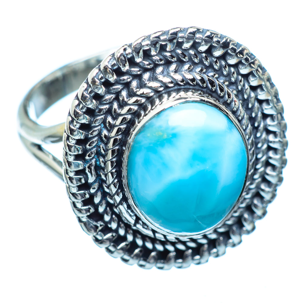 Larimar Rings handcrafted by Ana Silver Co - RING982348