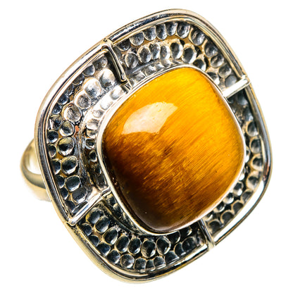 Tiger Eye Rings handcrafted by Ana Silver Co - RING98251