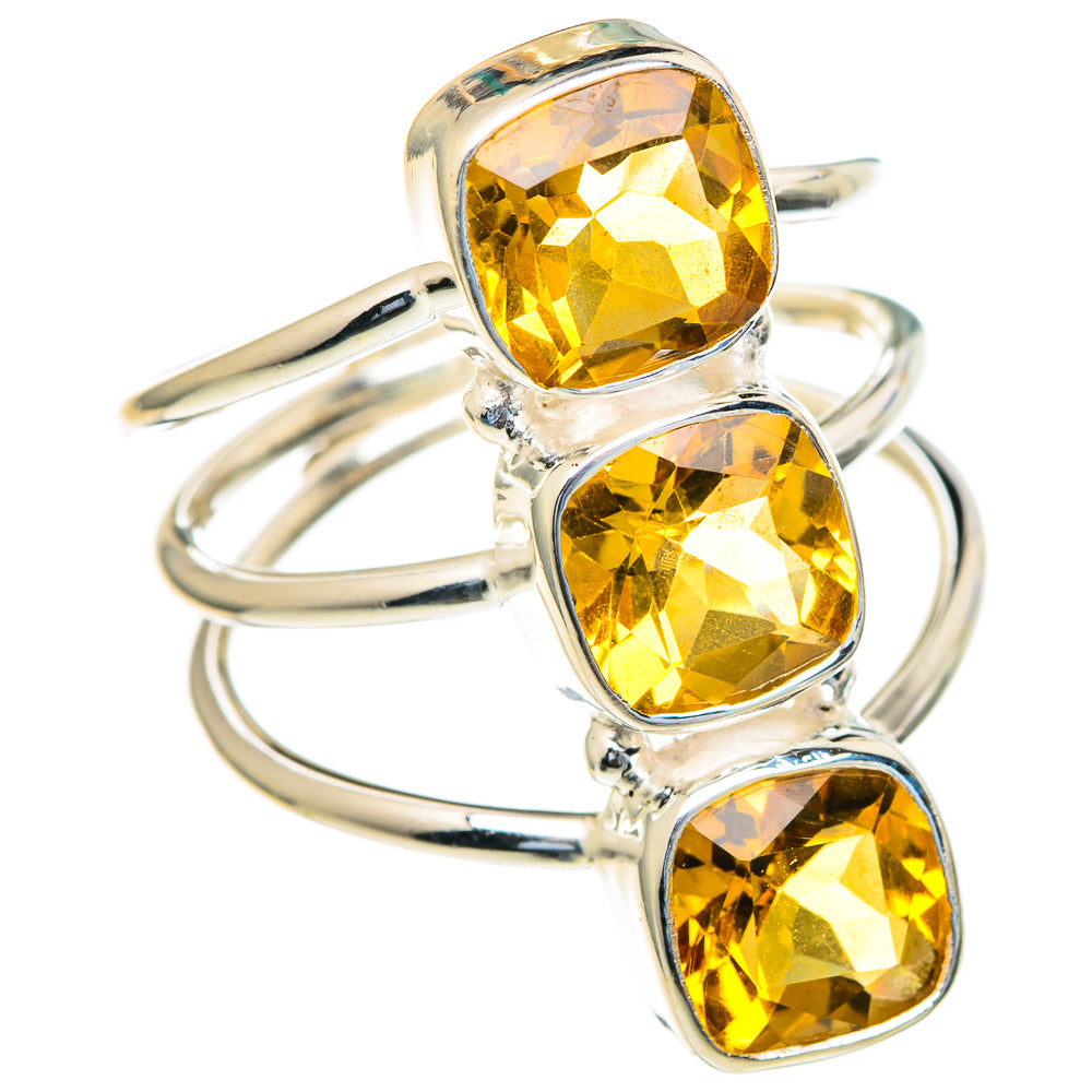 Citrine Rings handcrafted by Ana Silver Co - RING98256