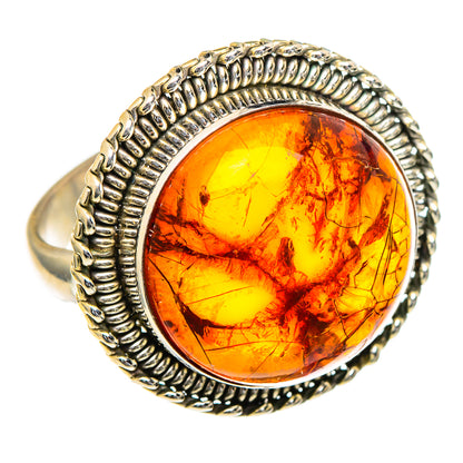 Baltic Amber Rings handcrafted by Ana Silver Co - RING98258