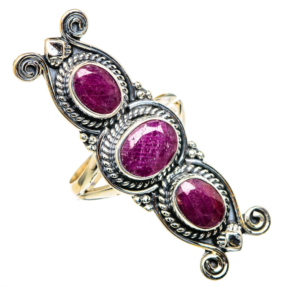 Ruby Rings handcrafted by Ana Silver Co - RING98260