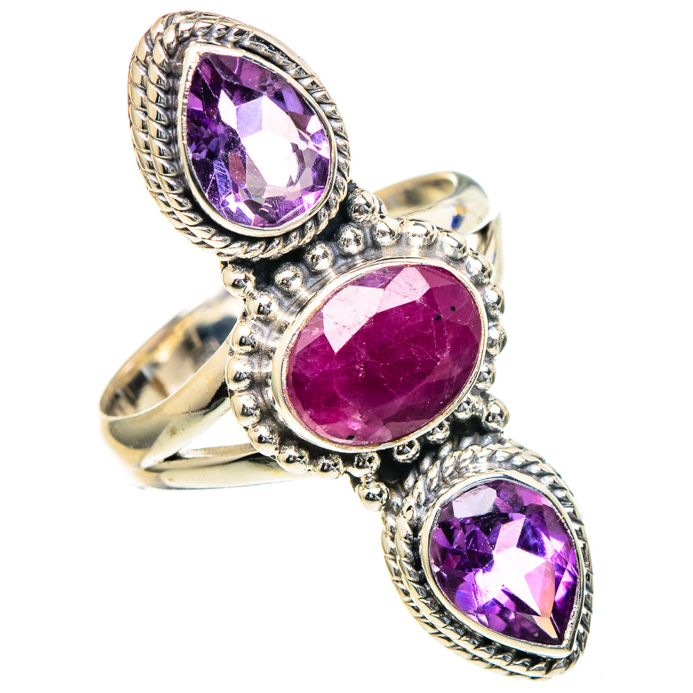 Ruby Rings handcrafted by Ana Silver Co - RING98273