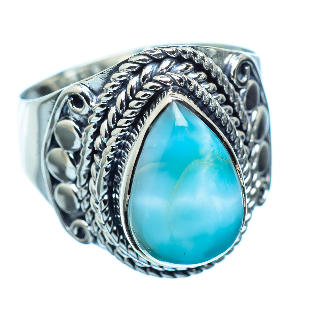 Larimar Rings handcrafted by Ana Silver Co - RING982779