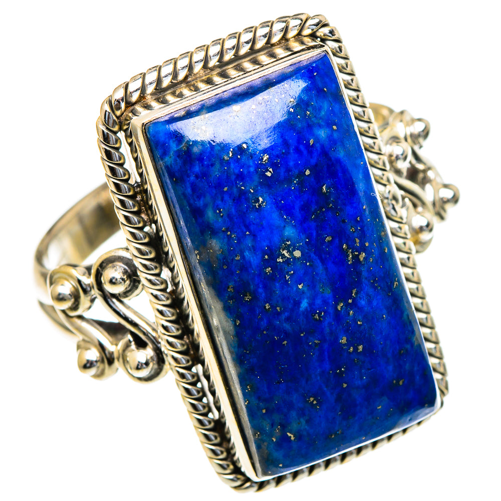 Lapis Lazuli Rings handcrafted by Ana Silver Co - RING98281
