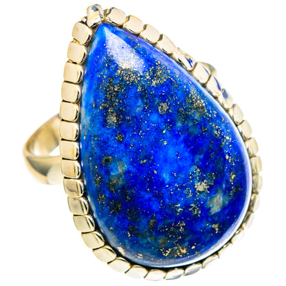 Lapis Lazuli Rings handcrafted by Ana Silver Co - RING98282