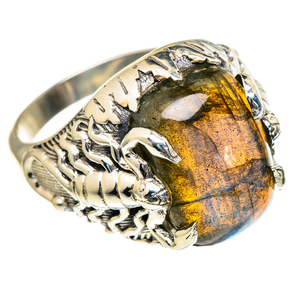 Labradorite Rings handcrafted by Ana Silver Co - RING98286