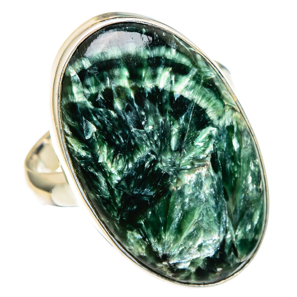 Seraphinite Rings handcrafted by Ana Silver Co - RING98288