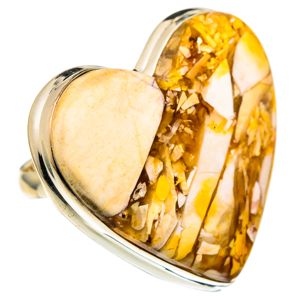 Brecciated Mookaite Rings handcrafted by Ana Silver Co - RING98291