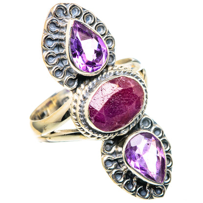 Ruby Rings handcrafted by Ana Silver Co - RING98295