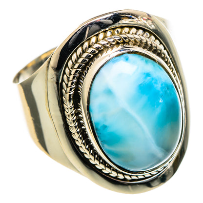 Larimar Rings handcrafted by Ana Silver Co - RING98299