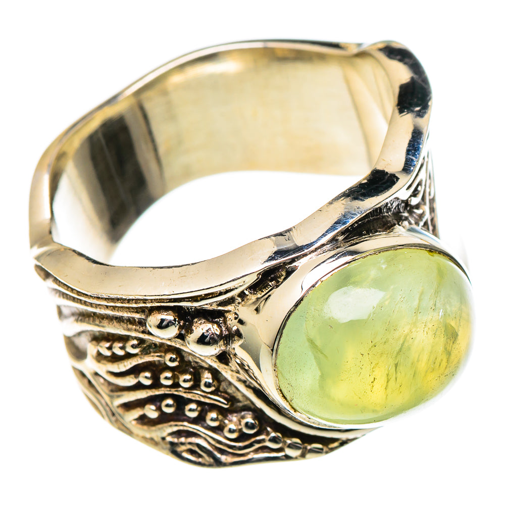 Prehnite Rings handcrafted by Ana Silver Co - RING98307 - Photo 2