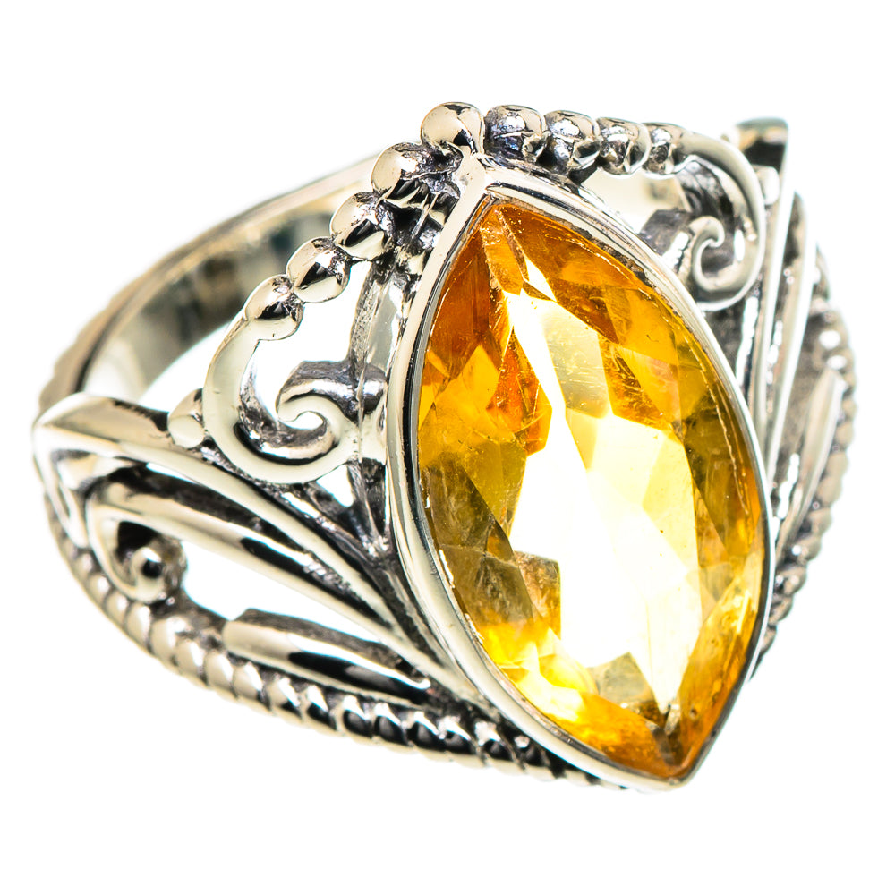 Citrine Rings handcrafted by Ana Silver Co - RING98310