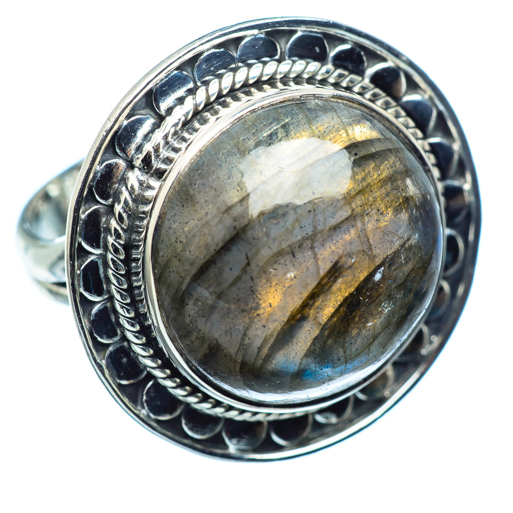 Labradorite Rings handcrafted by Ana Silver Co - RING983293