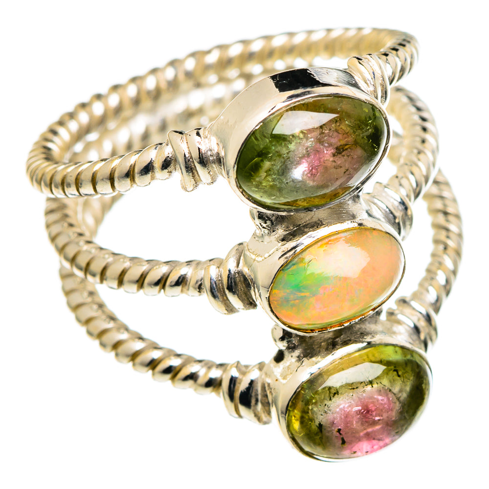 Ethiopian Opal Rings handcrafted by Ana Silver Co - RING98335