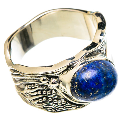 Lapis Lazuli Rings handcrafted by Ana Silver Co - RING98342 - Photo 2