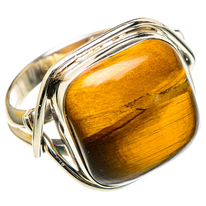 Tiger Eye Rings handcrafted by Ana Silver Co - RING98348