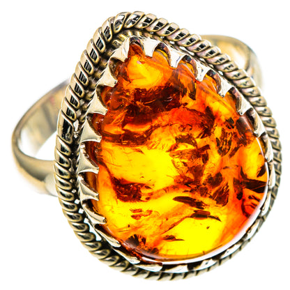 Baltic Amber Rings handcrafted by Ana Silver Co - RING98352