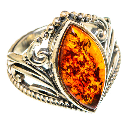 Baltic Amber Rings handcrafted by Ana Silver Co - RING98353
