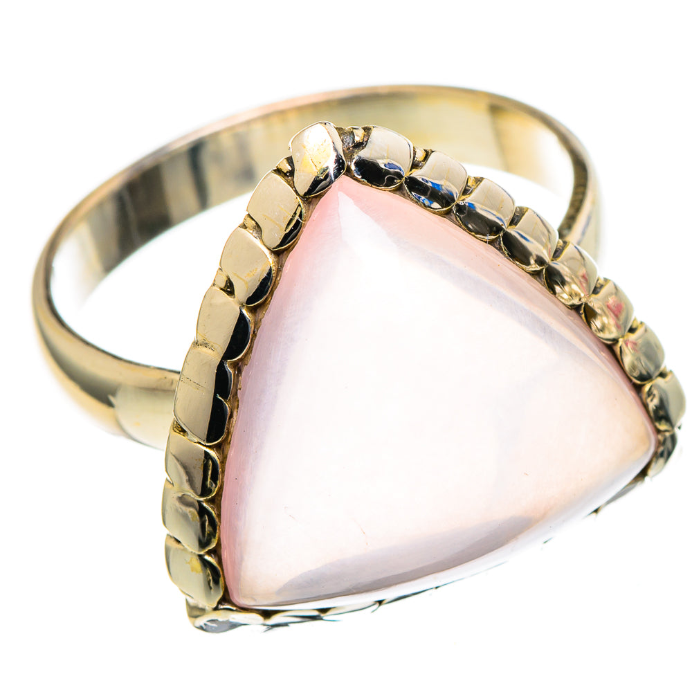 Rose Quartz Rings handcrafted by Ana Silver Co - RING98354