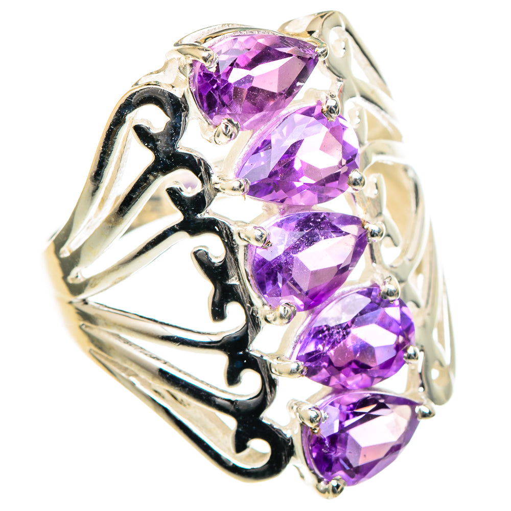 Amethyst Rings handcrafted by Ana Silver Co - RING98359