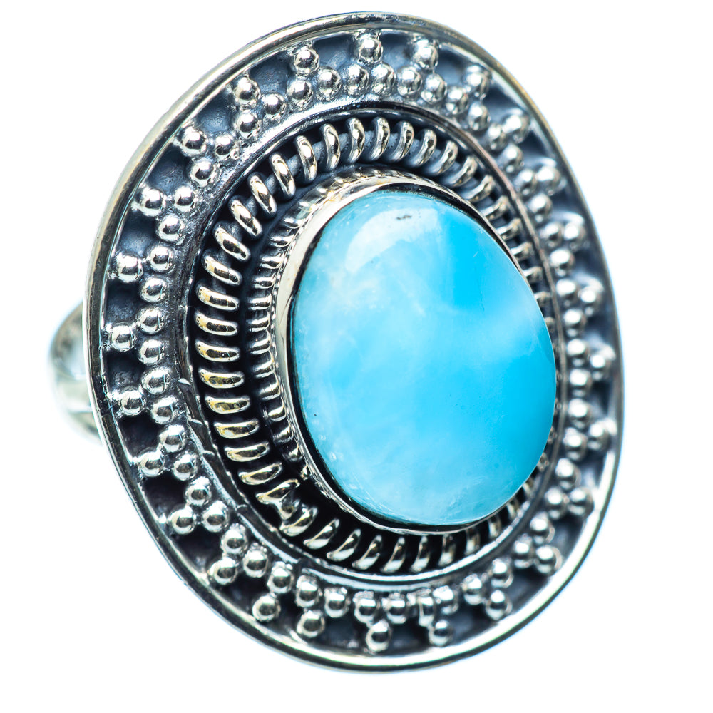Larimar Rings handcrafted by Ana Silver Co - RING983709