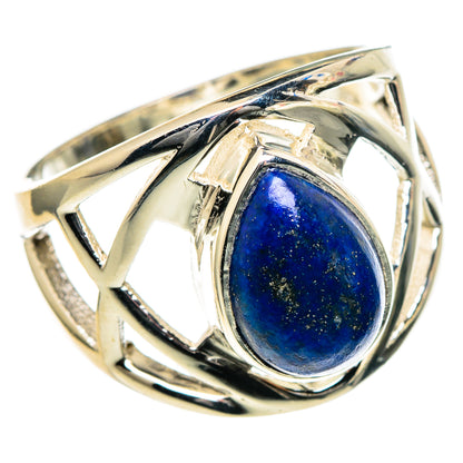 Lapis Lazuli Rings handcrafted by Ana Silver Co - RING98382