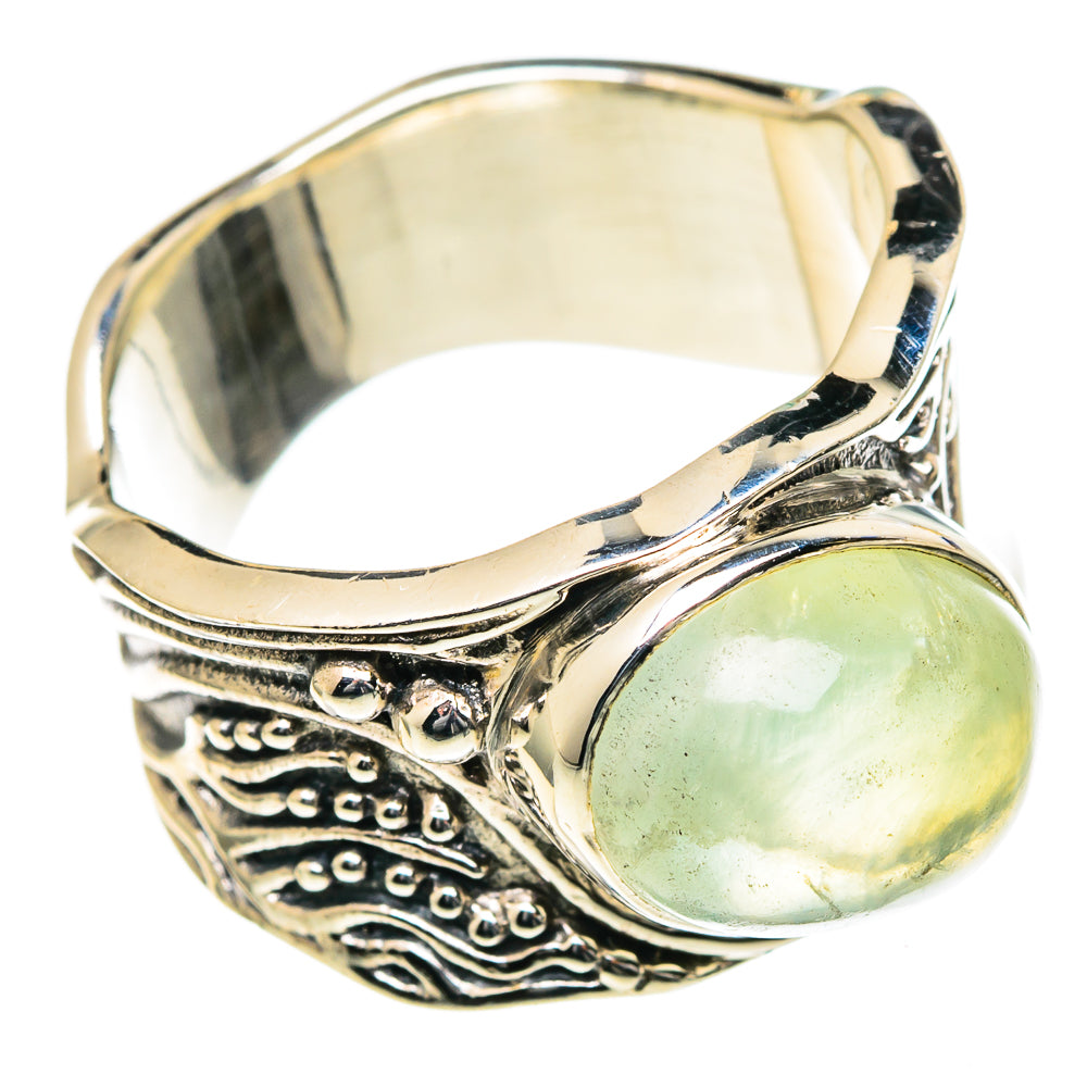 Prehnite Rings handcrafted by Ana Silver Co - RING98387 - Photo 2