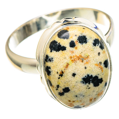 Dalmatian Jasper Rings handcrafted by Ana Silver Co - RING98389 - Photo 2